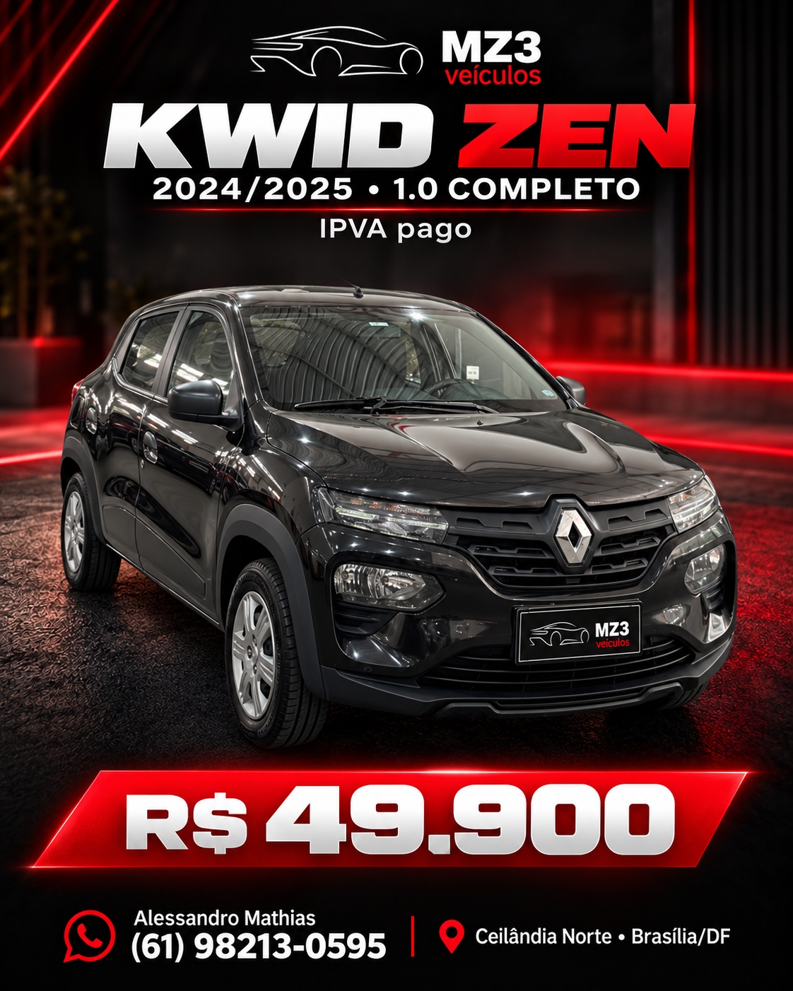 Renault Kwid Zen 2024/2025