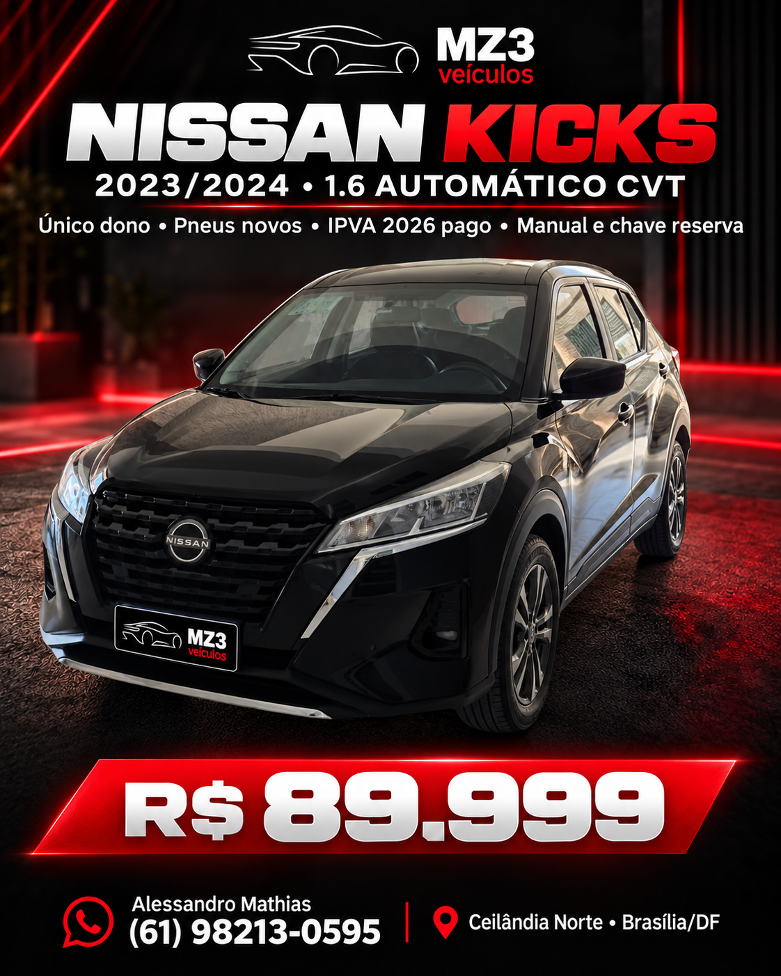 Nissan Kicks 2023/2024